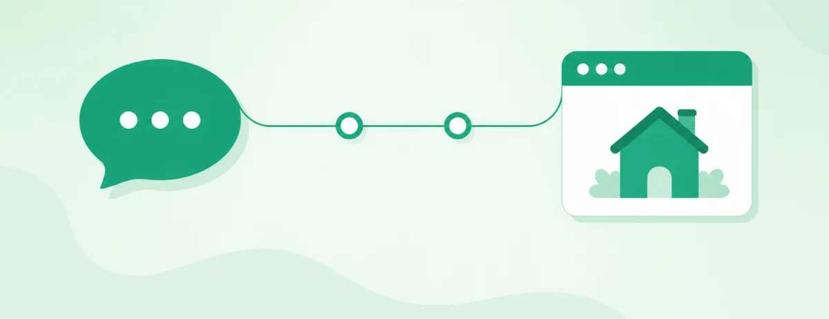 Caminho do lead que chega pelo direct do Instagram até o atendimento do corretor