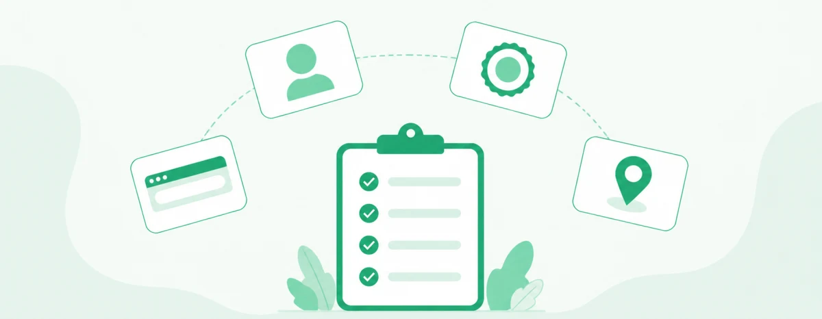 Checklist de validação do nome: domínio, perfil nas redes, registro de marca e busca local