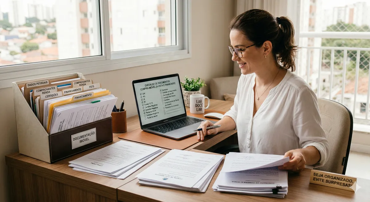 Documentos necessários para comprar um imóvel: checklist completo 2026