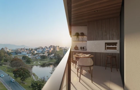 Apartamento com 2 quartos em Pedra Branca, Palhoça