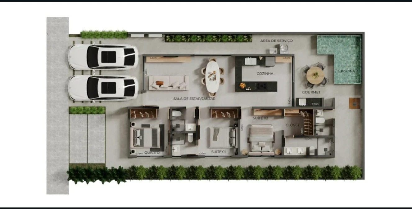 Casa em Muçumagro, João Pessoa. 3 quartos, 100m². Imagem 5 de 6