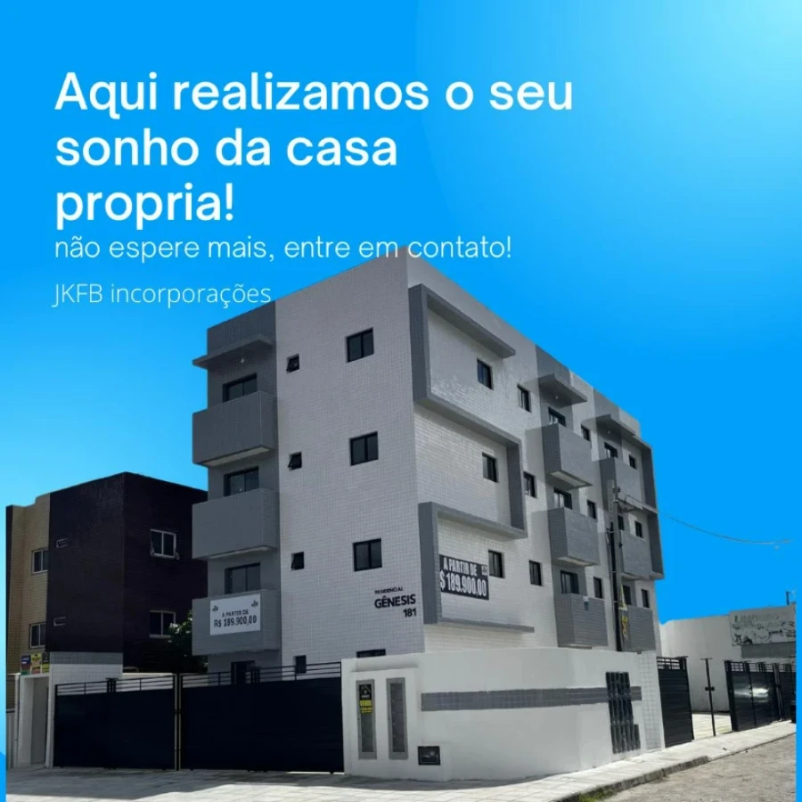 Apartamento em Gramame, João Pessoa. 2 quartos, 40m². Imagem 1 de 13