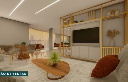 Apartamento com 2 quartos em Barreiros, São José