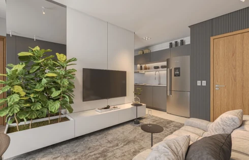 Apartamento com 2 quartos em Nossa Senhora do Rosário, São José