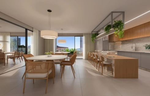 Apartamento com 3 quartos em Estreito, Florianópolis