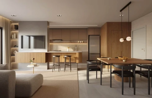 Apartamento com 2 quartos em Kobrasol, São José