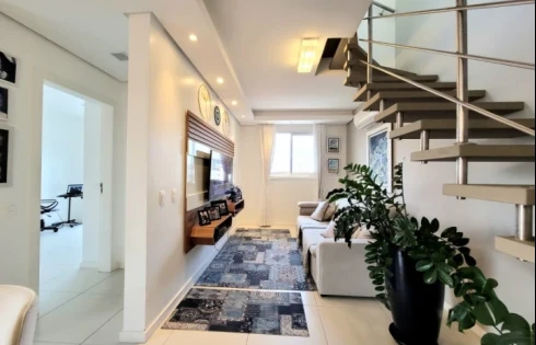 Apartamento com 2 quartos em Coqueiros, Florianópolis