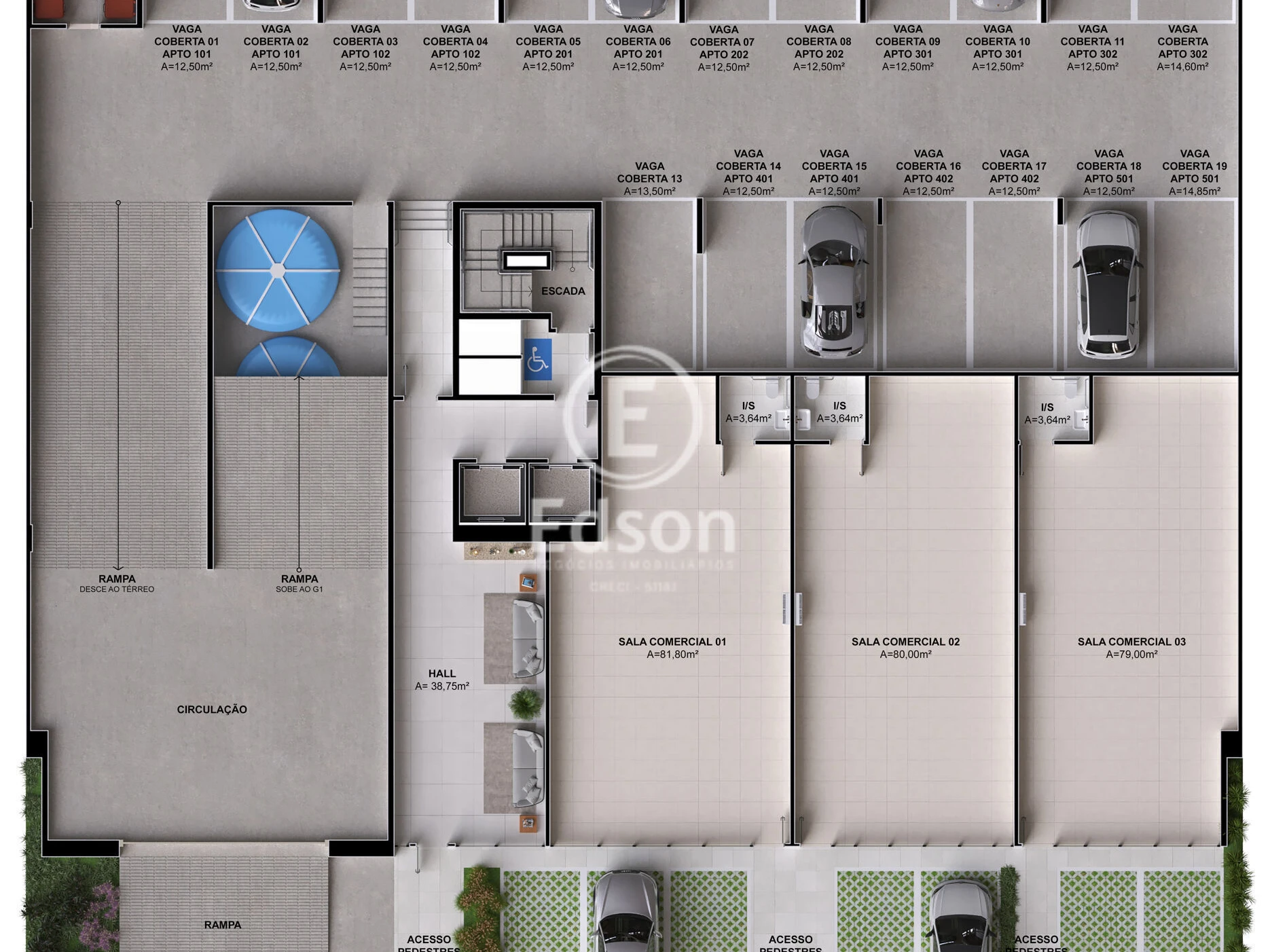 Apartamento em Pedra Branca, Palhoça. 2 quartos, 76m². Imagem 3 de 6