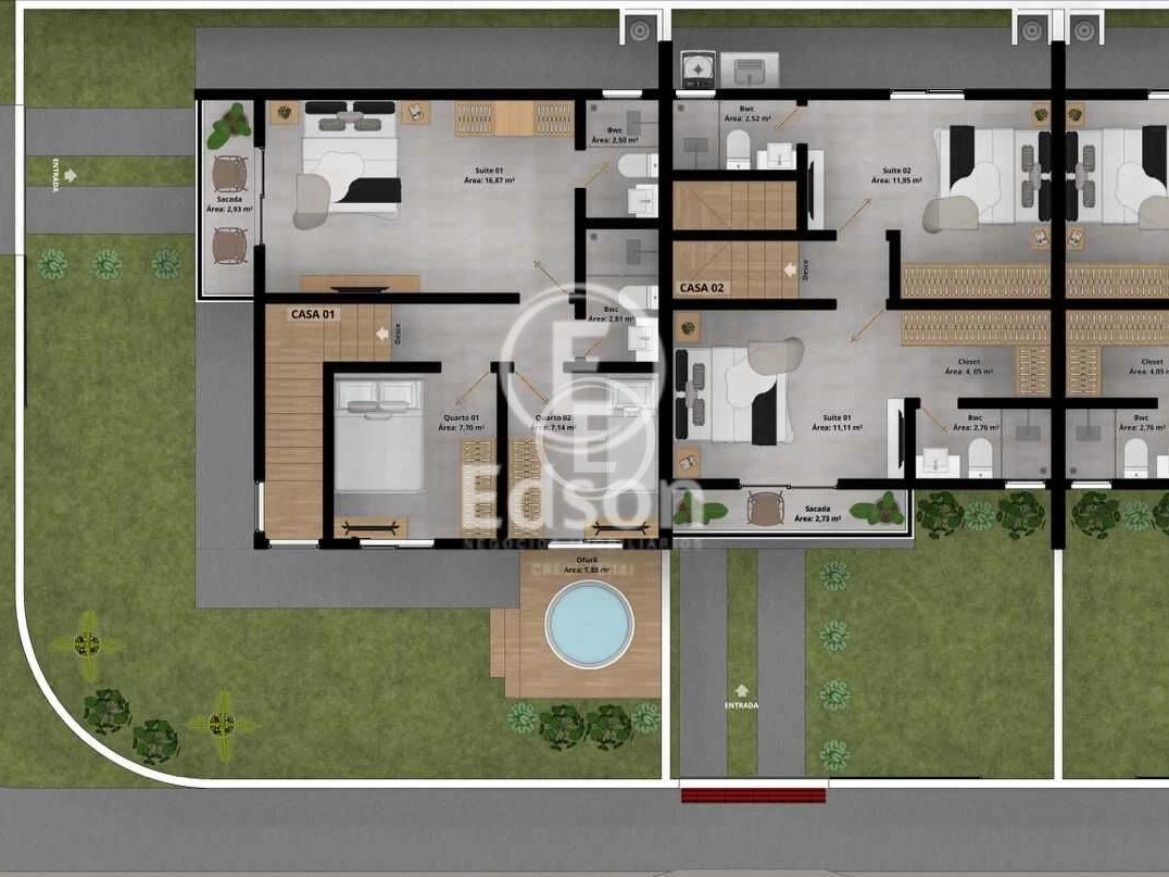 Casa em Forquilhas, São José. 2 quartos, 96m². Imagem 2 de 9