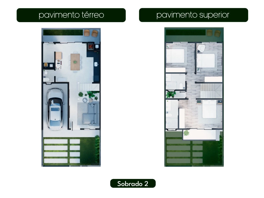 Casa em Pagani, Palhoça. 3 quartos, 118m². Imagem 8 de 9