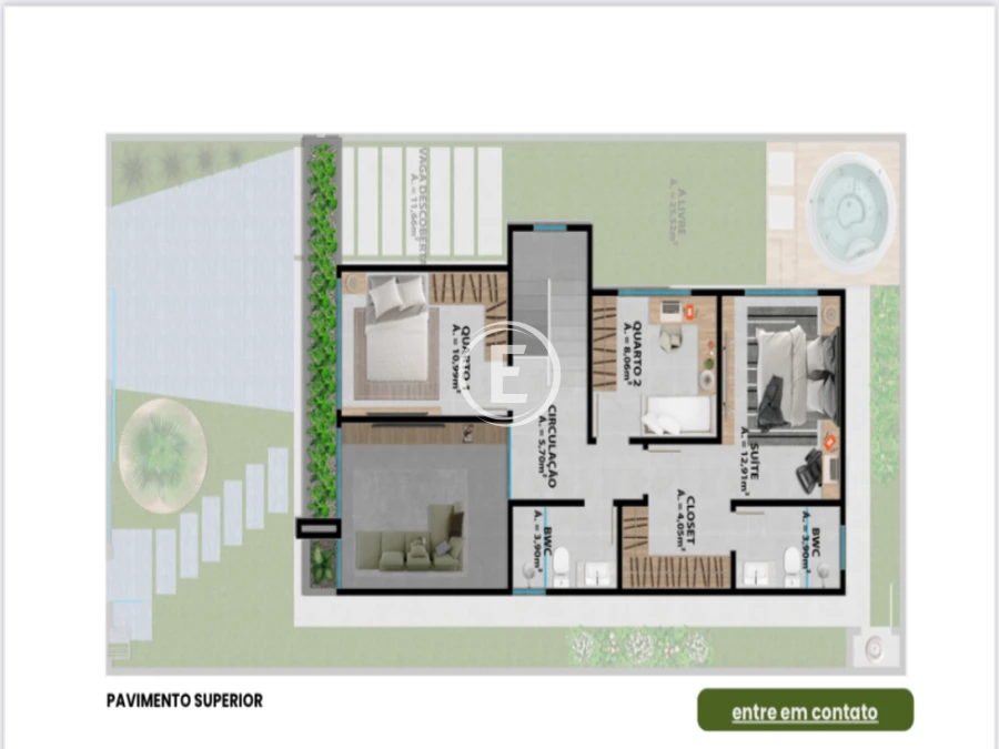 Casa em , . 3 quartos, 0m². Imagem 3 de 6