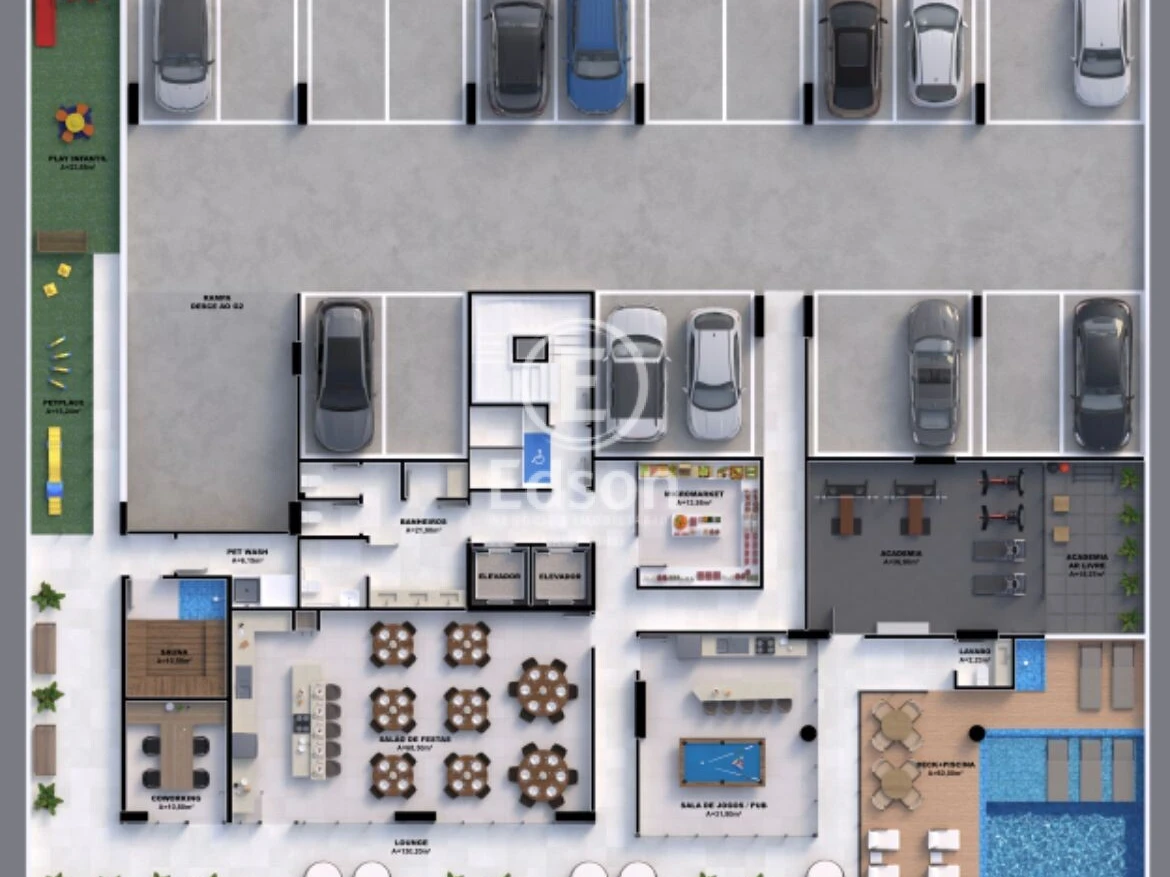 Apartamento em Pedra Branca, Palhoça. 3 quartos, 95m². Imagem 3 de 18