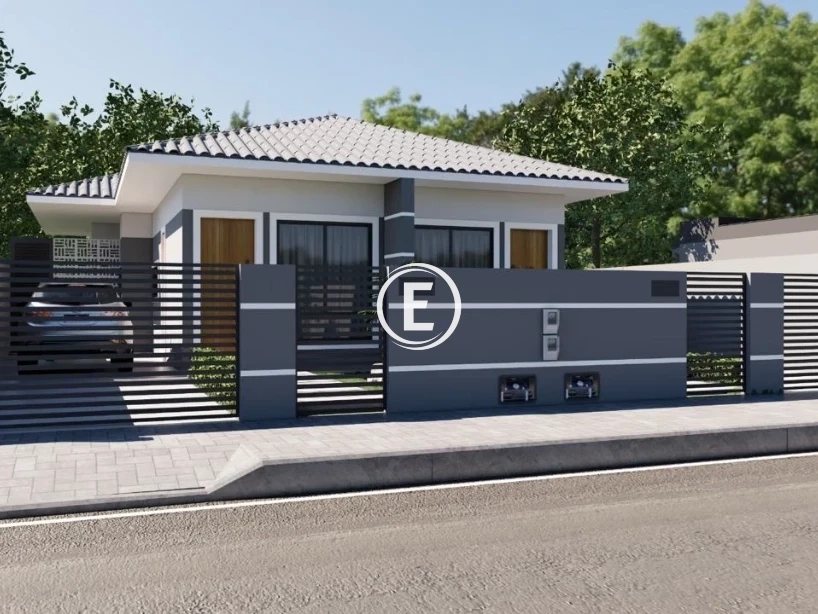 Casa Geminada em Forquilhas, São José. 2 quartos, 51m². Imagem 1 de 7