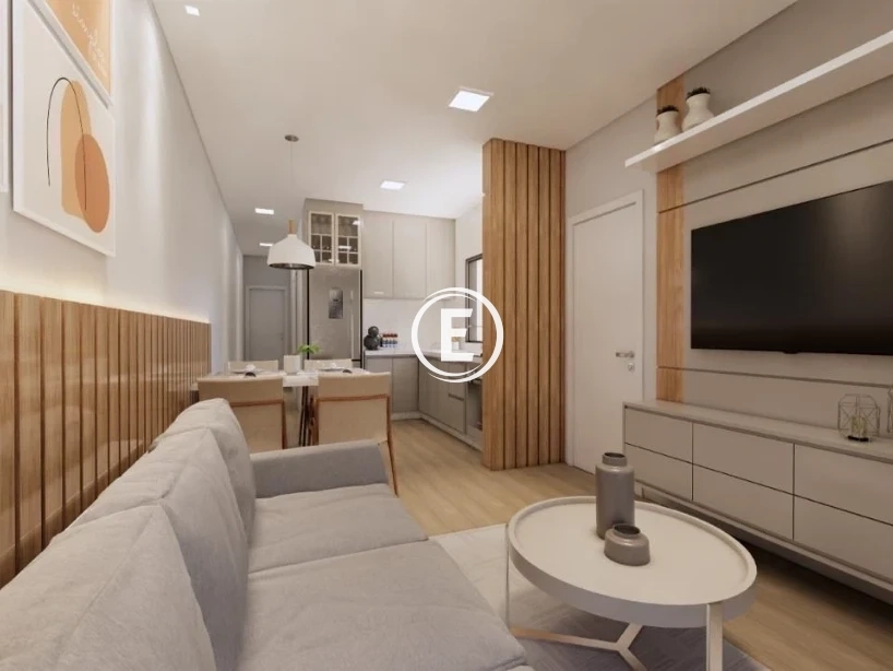 Casa Geminada em Forquilhas, São José. 2 quartos, 51m². Imagem 3 de 7