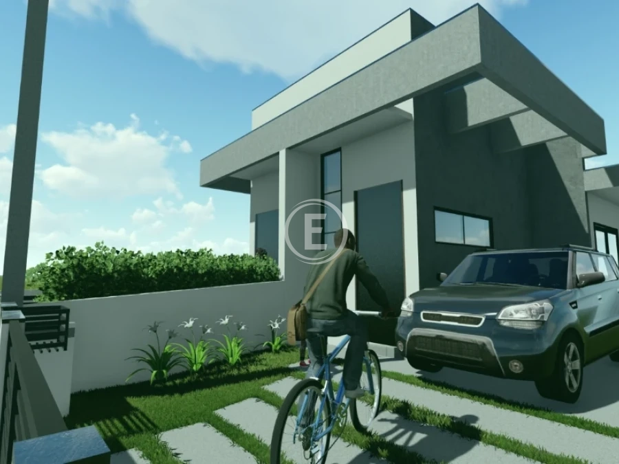 Casa Geminada em Forquilhas, São José. 2 quartos, 54m². Imagem 4 de 6