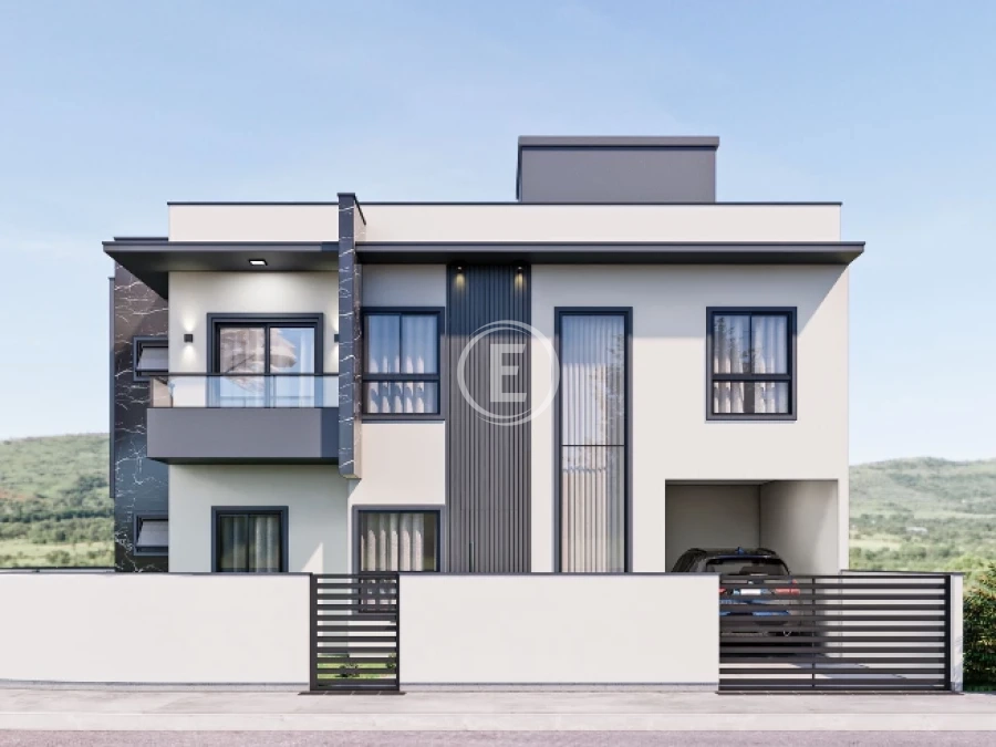 Sobrado Geminado em Sertão do Maruim, São José. 2 quartos, 110m². Imagem 2 de 10