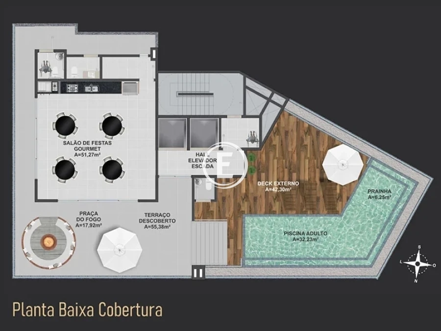 Apartamento em Pagani, Palhoça. 3 quartos, 99m². Imagem 11 de 13