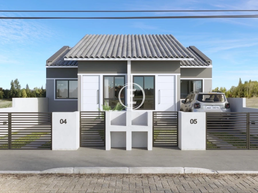 Casa Geminada em Forquilhas, São José. 2 quartos, 51m². Imagem 1 de 5