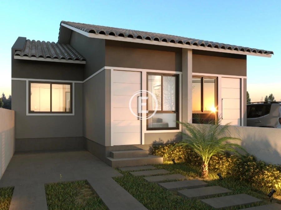 Casa Geminada em Forquilhas, São José. 2 quartos, 51m². Imagem 3 de 5