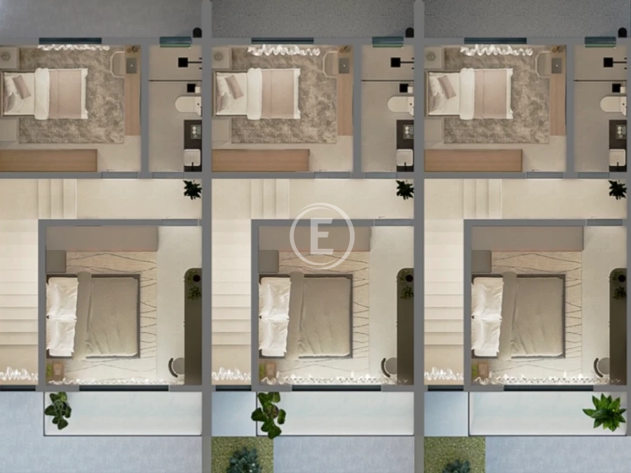 Sobrado Geminado em Bela Vista, Palhoça. 2 quartos, 80m². Imagem 3 de 5