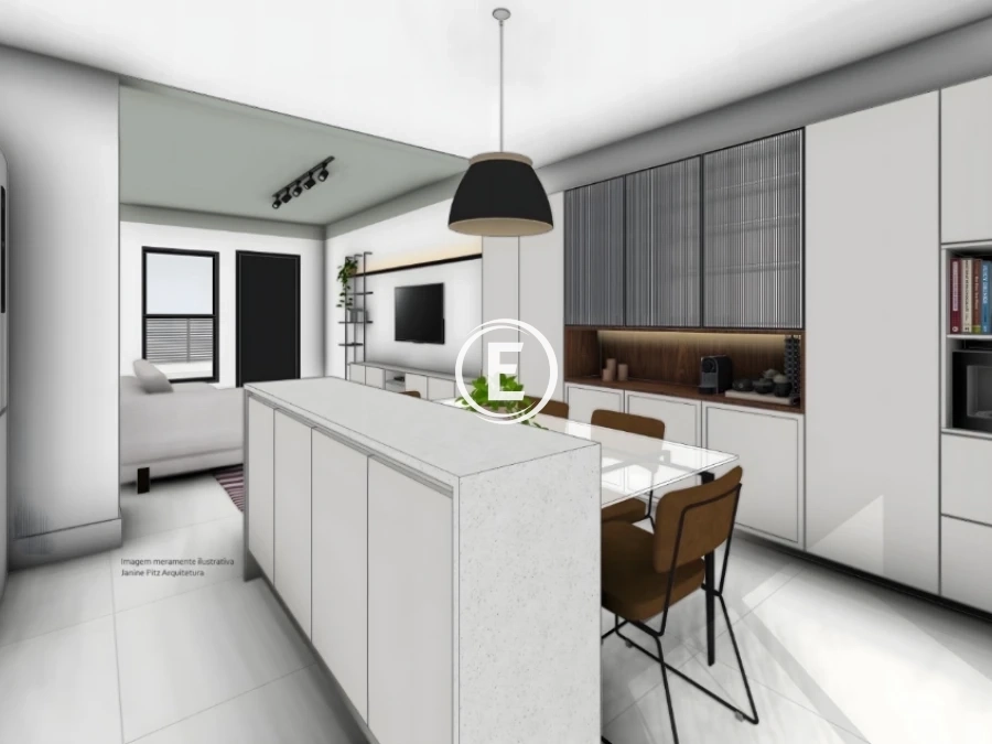 Sobrado Geminado em Forquilhas, São José. 2 quartos, 73m². Imagem 6 de 8