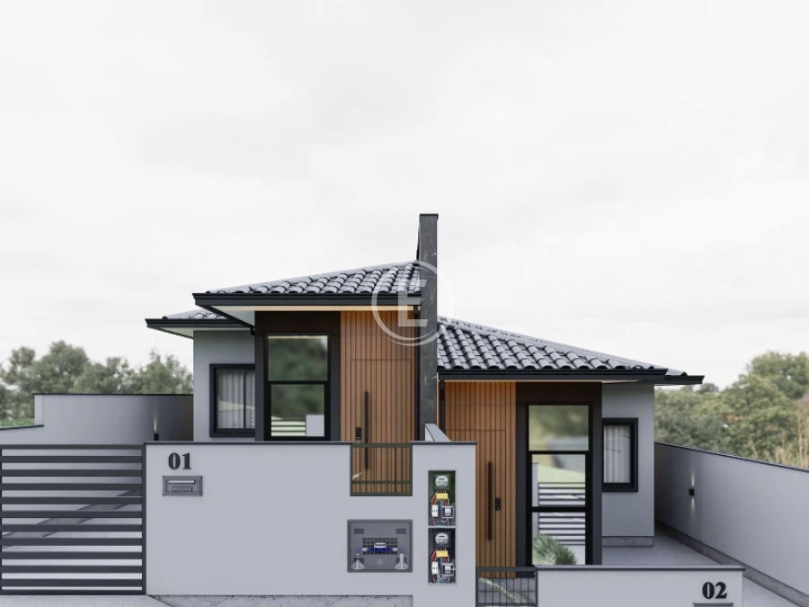 Casa em Forquilhas, São José. 2 quartos, 50m². Imagem 1 de 10