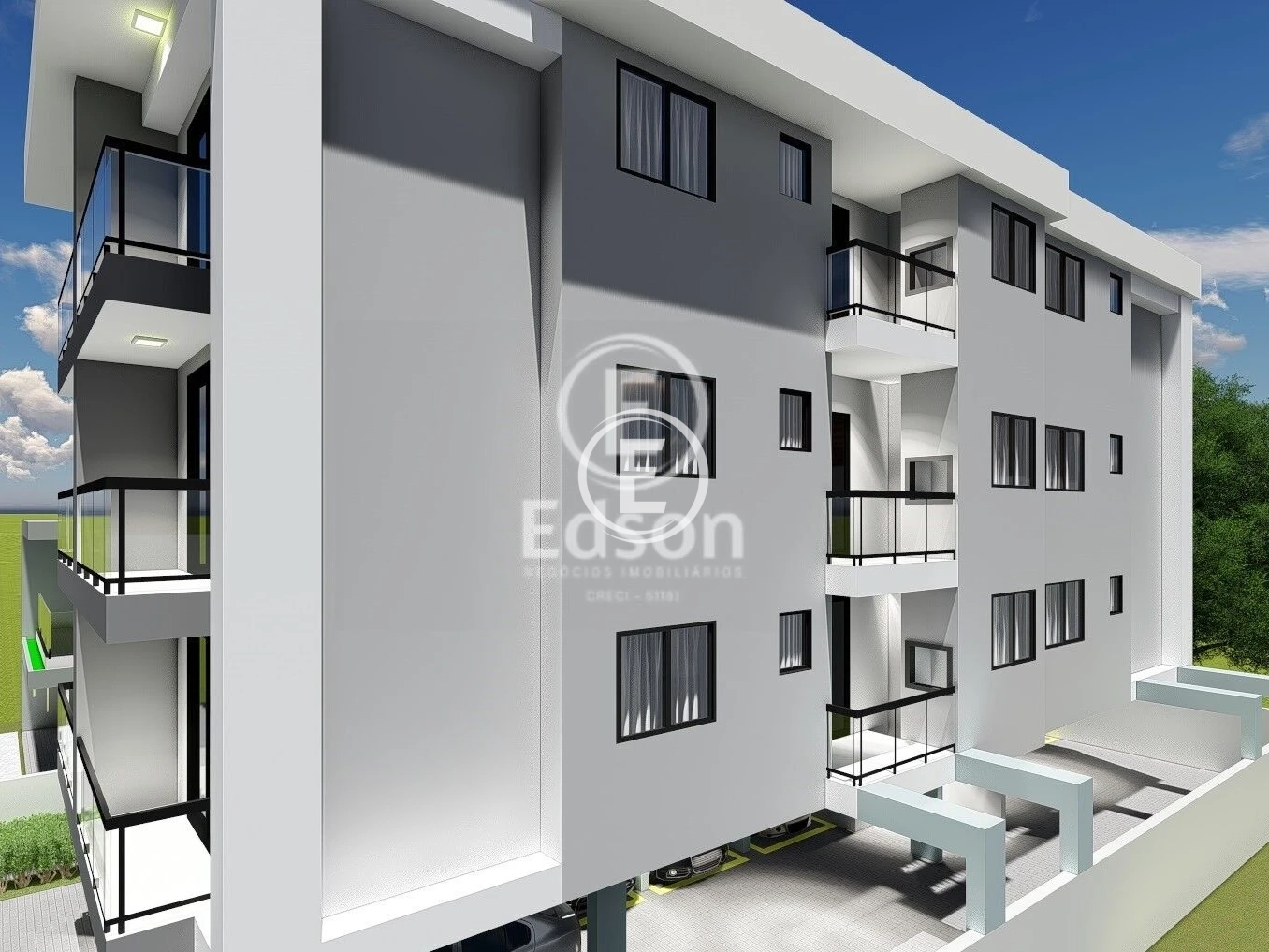 Apartamento em Sertão do Maruim, São José. 2 quartos, 58m². Imagem 3 de 4