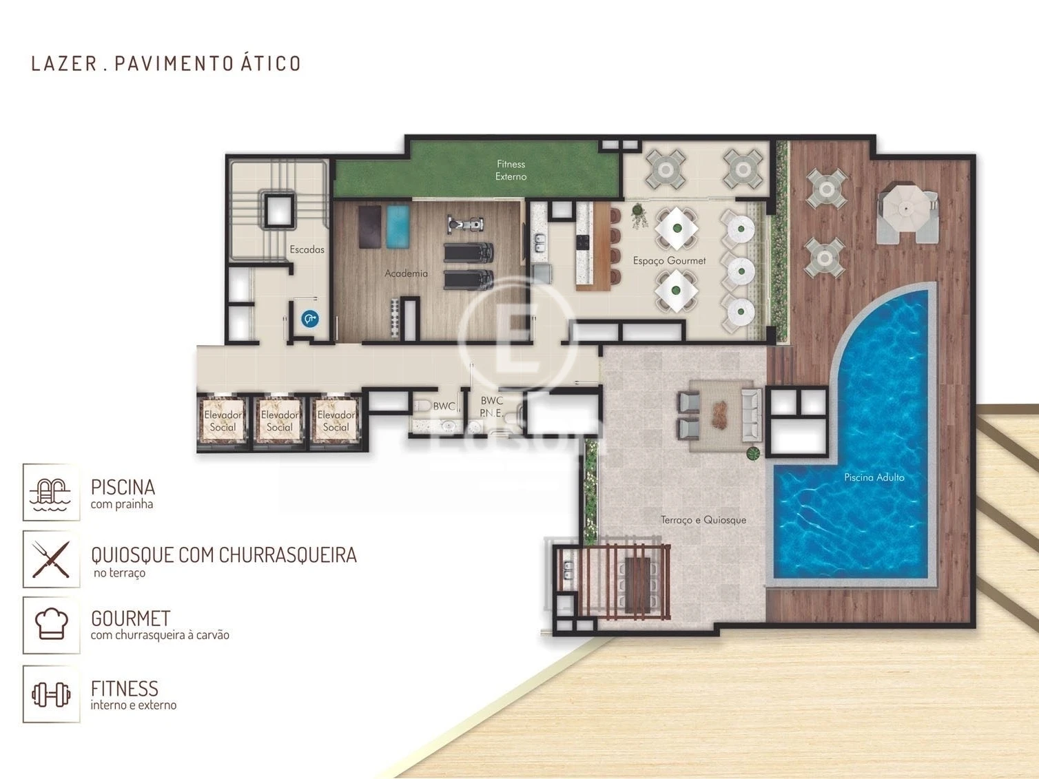 Apartamento em Kobrasol, São José. 3 quartos, 115m². Imagem 10 de 11