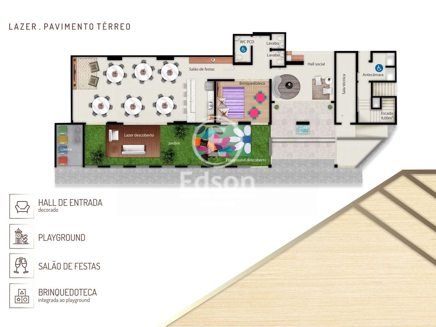 Apartamento em Kobrasol, São José. 3 quartos, 115m². Imagem 8 de 11