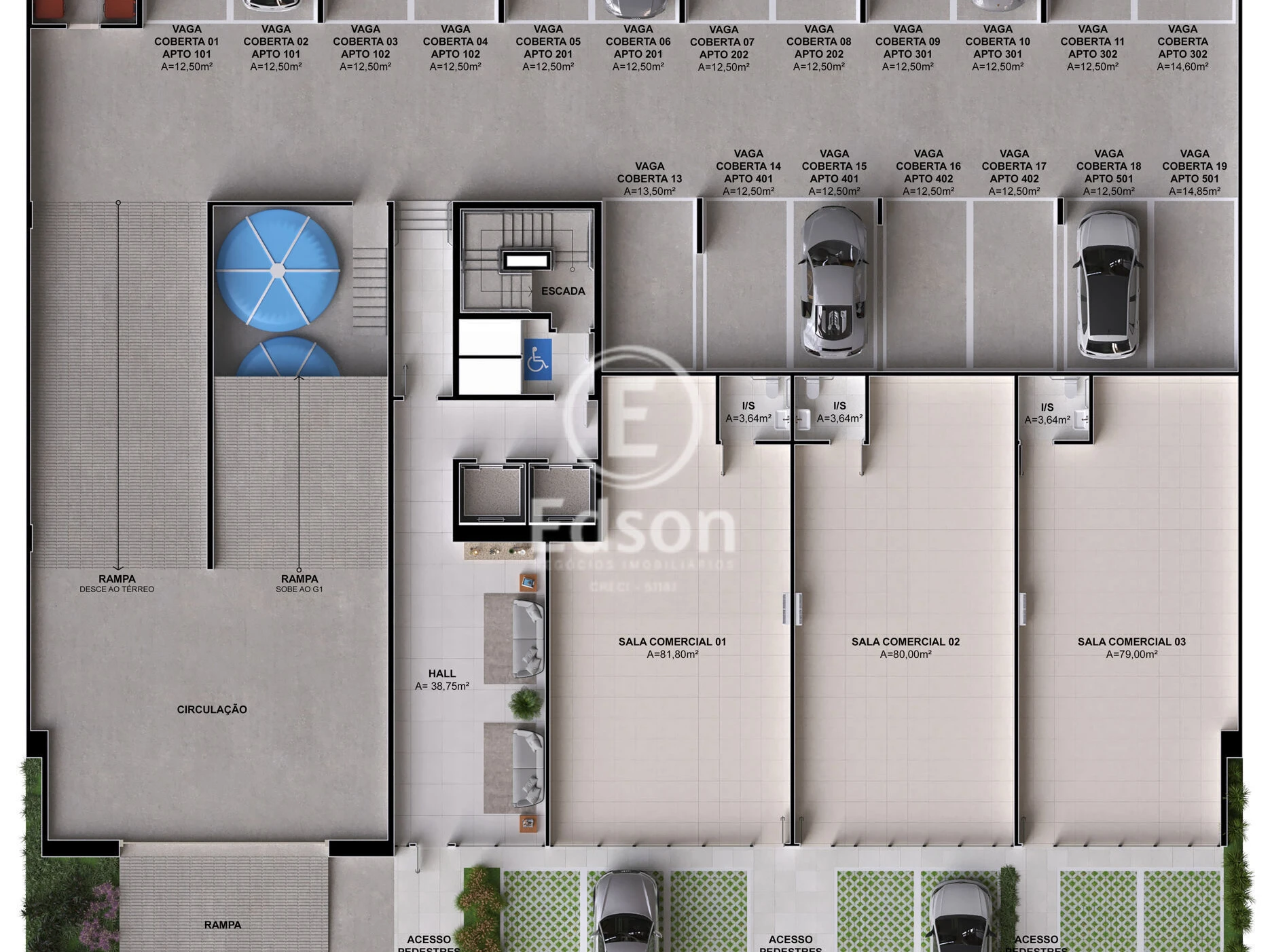 Apartamento em Pedra Branca, Palhoça. 2 quartos, 66m². Imagem 4 de 6