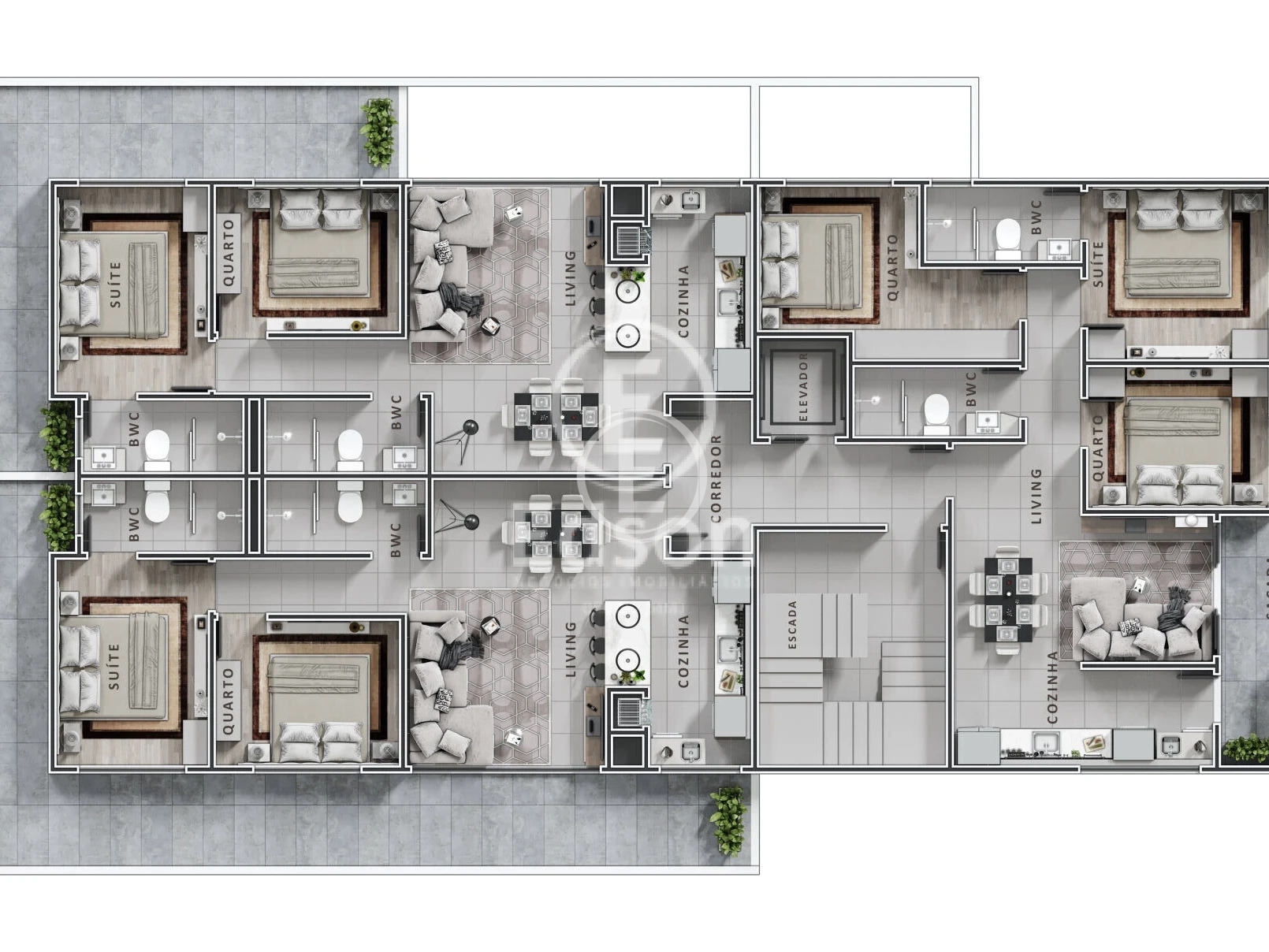 Apartamento em Pedra Branca, Palhoça. 2 quartos, 72m². Imagem 8 de 9