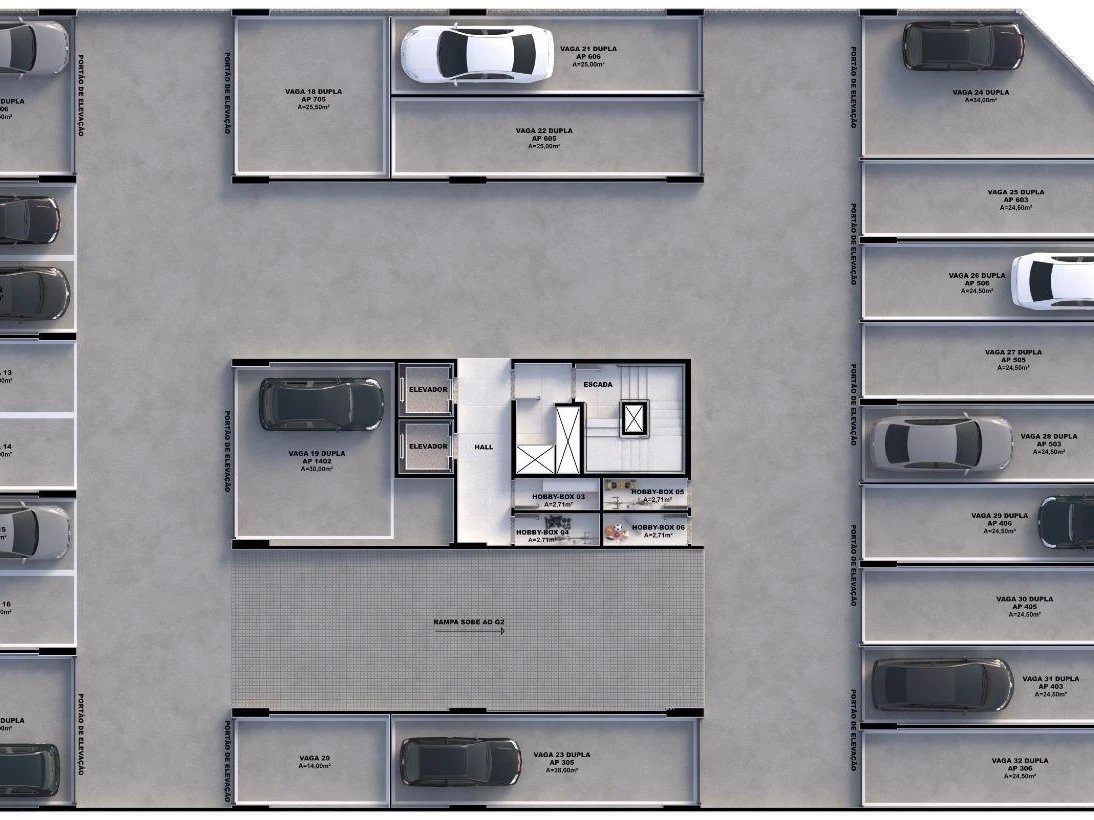 Apartamento em Pedra Branca, Palhoça. 2 quartos, 98m². Imagem 20 de 21