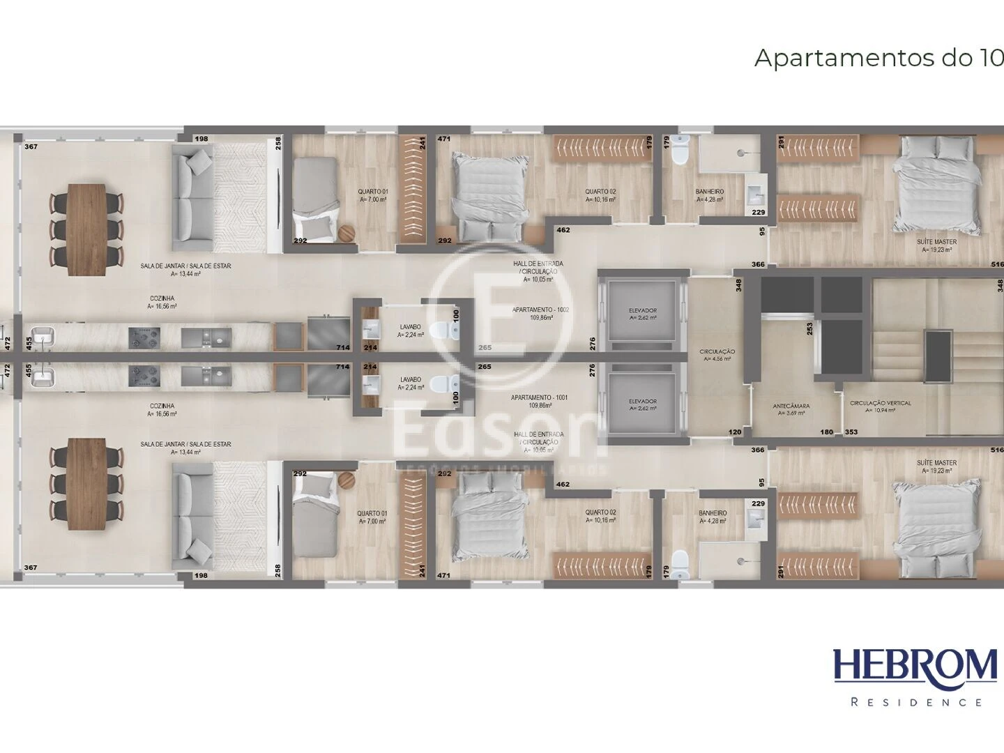 Apartamento em Pedra Branca, Palhoça. 3 quartos, 139m². Imagem 13 de 14