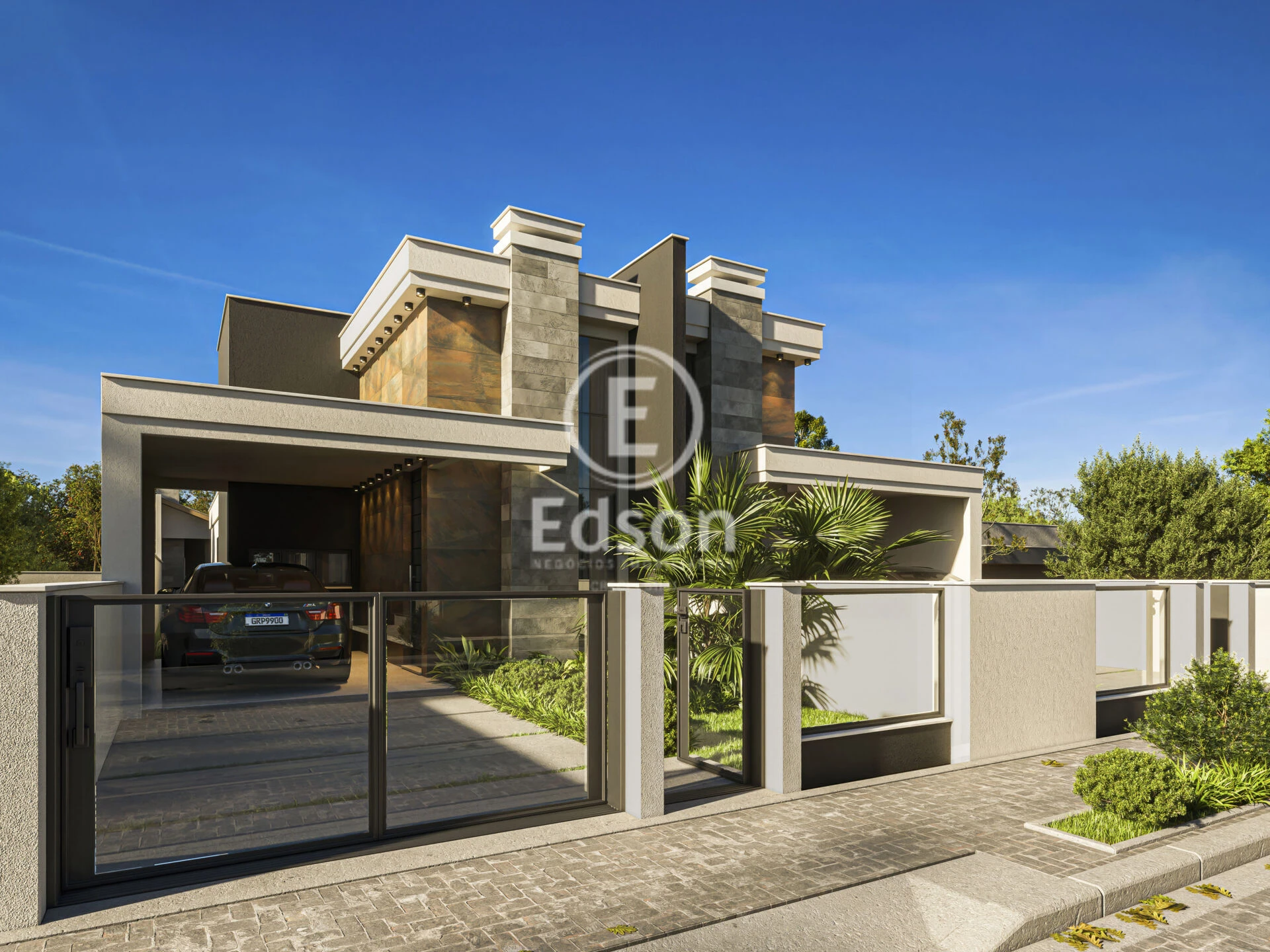 Casa Geminada em Sertão do Maruim, São José. 3 quartos, 110m². Imagem 1 de 8