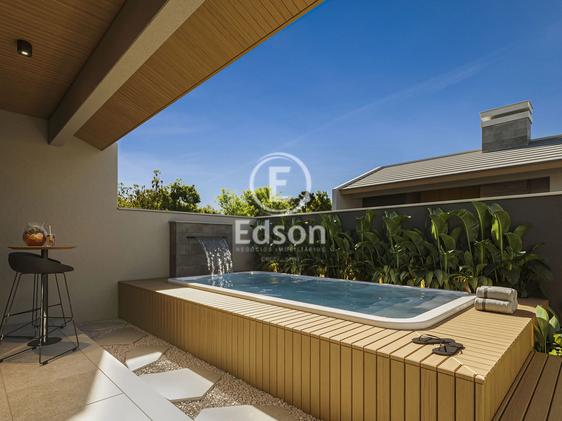 Casa Geminada em Sertão do Maruim, São José. 3 quartos, 110m². Imagem 5 de 8