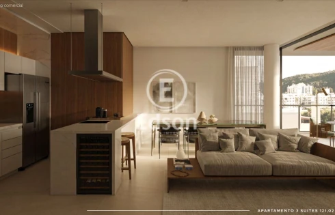 Apartamento com 3 quartos em Pedra Branca, Palhoça