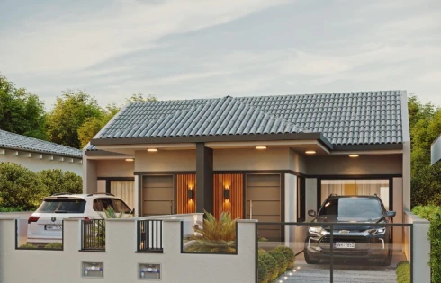 Casa Geminada com 2 quartos em , 