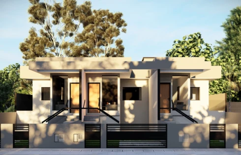 Casa Geminada com 2 quartos em São Sebastião, Palhoça