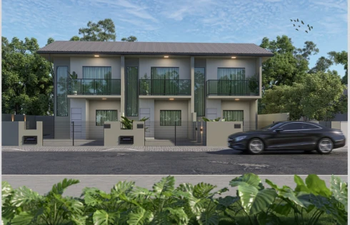 Sobrado Geminado com 2 quartos em Bela Vista, Palhoça