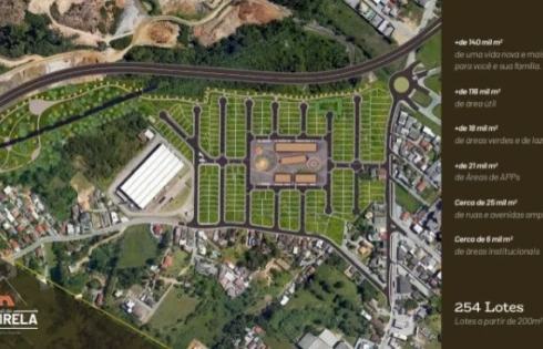 Terreno com 0 quartos em Aririú, Palhoça