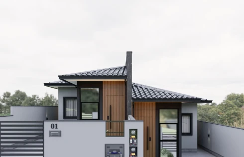 Casa com 2 quartos em Forquilhas, São José