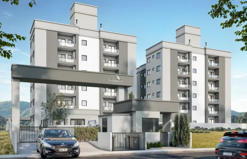 Apartamento com 2 quartos em Aririú, Palhoça