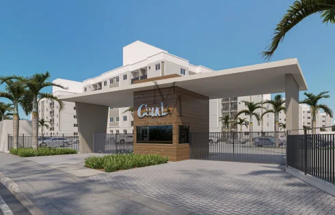 Apartamento com 2 quartos em Vendaval, Biguaçu