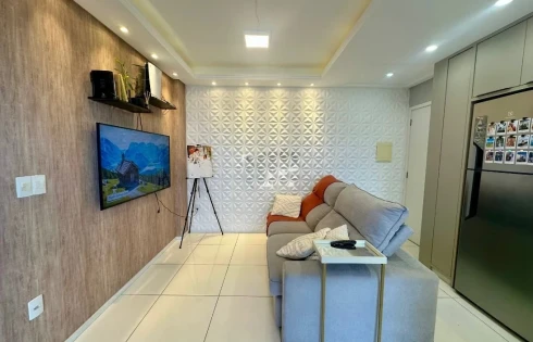 Apartamento 2 Quartos com 1 Suíte e 59m² - Pedra Branca