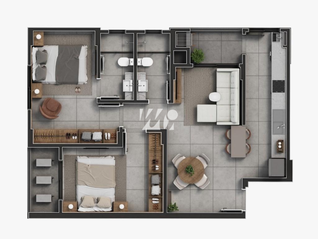 Apartamento em Pagani, Palhoça. 2 quartos, 71m². Imagem 12 de 12