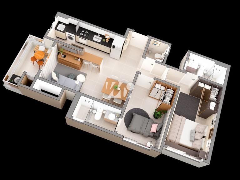 Apartamento em Pedra Branca, Palhoça. 2 quartos, 70m². Imagem 16 de 17