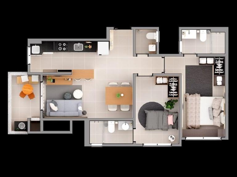 Apartamento em Pedra Branca, Palhoça. 2 quartos, 70m². Imagem 17 de 17