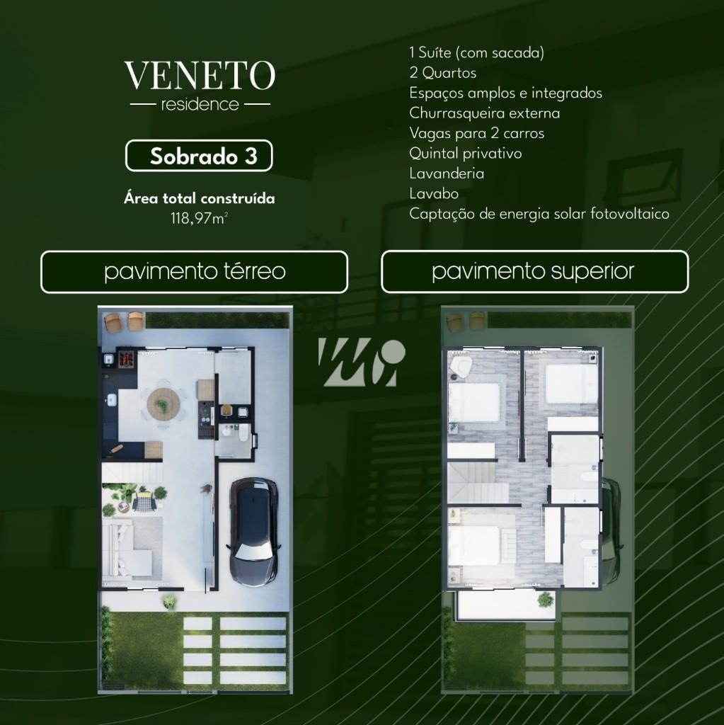 Sobrado Geminado em Pagani, Palhoça. 3 quartos, 118m². Imagem 14 de 14