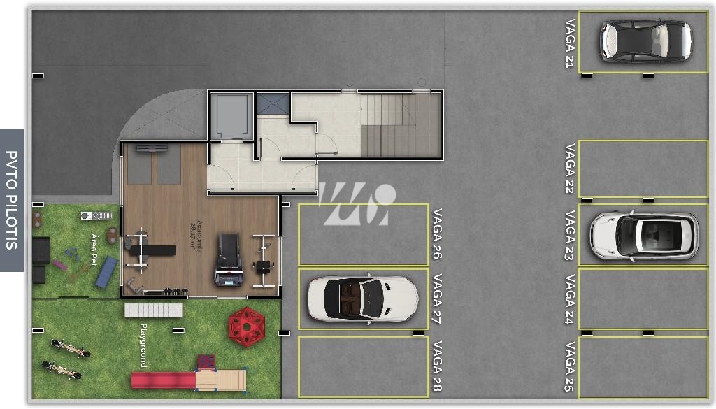 Apartamento em Pedra Branca, Palhoça. 2 quartos, 58m². Imagem 13 de 14