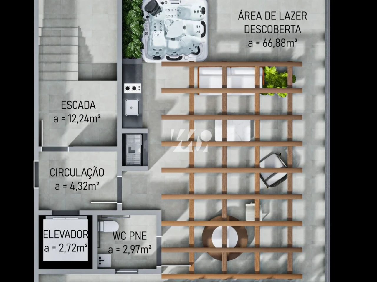 Apartamento em Pedra Branca, Palhoça. 3 quartos, 71m². Imagem 8 de 8